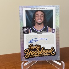 2024-25 Totally Certified Devin Carter Rookie Yearbook Auto RC #RYA-DEV