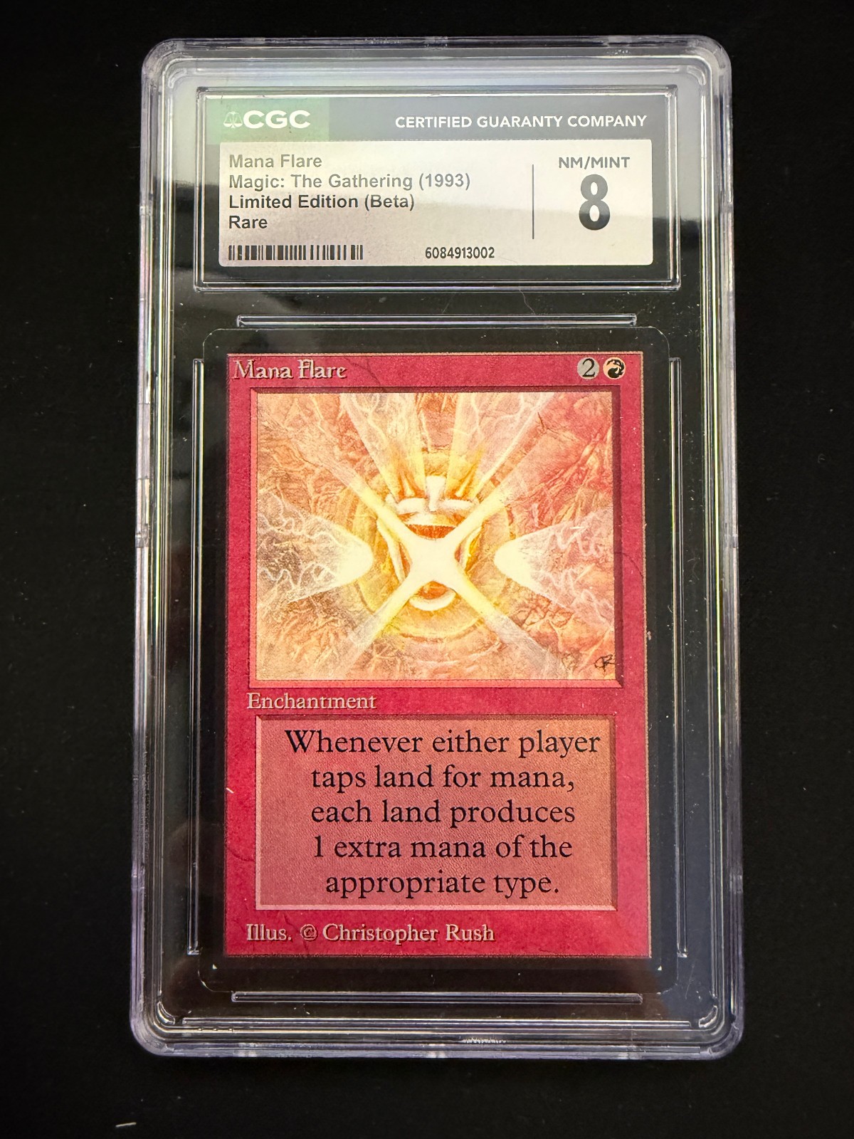 Magic The Gathering: CGC 8 Beta Mana Flare MTG Beta