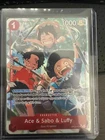 Ace & Sabo & Luffy Alt Art OP13-007 Carrying On His Will One Piece TCG