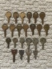 Lot of (23) Vintage Master Lock Co. Padlock Keys-Walking Lion, Etc. Made in USA — photo 1