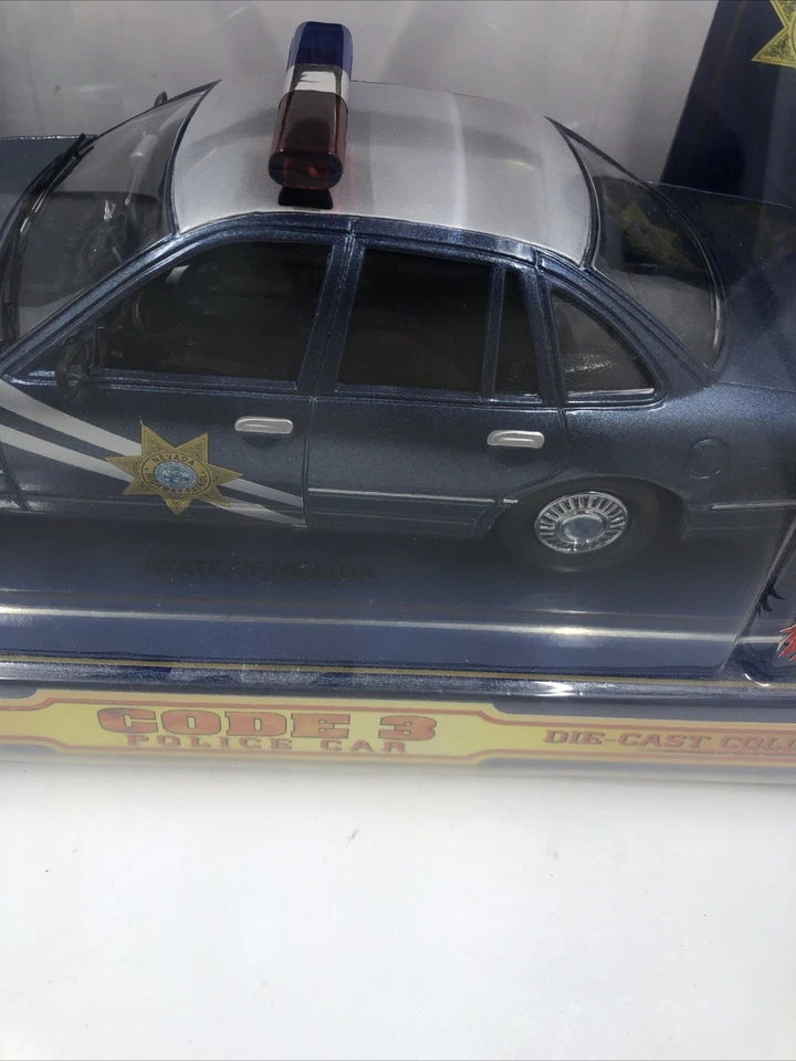 Nevada State Trooper Crown Victoria Code 3 Original Box 1/24 Scale.Die- Cast - Image 4 of 4