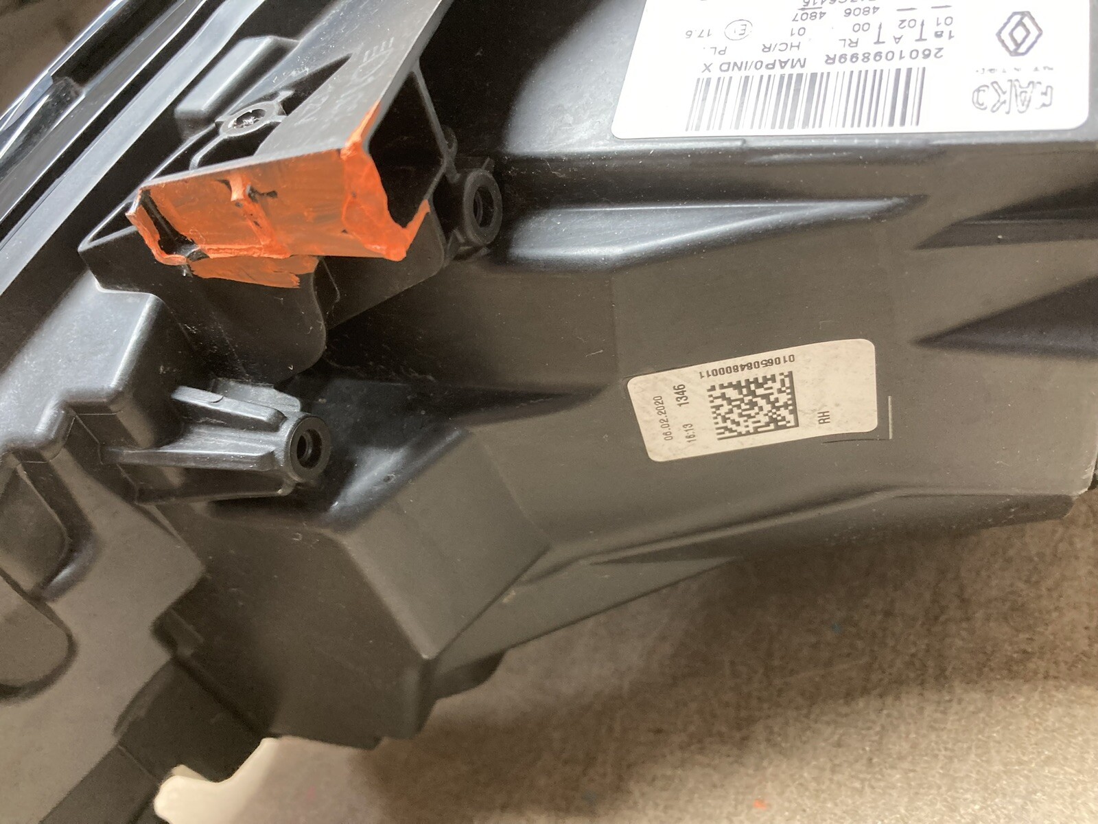Renault CLIO 2019 - 2021 Genuine LED Drivers Right RH O/s Head 