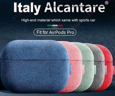 Alcantara Leder Für AirPod 4/PRO /1&2 Generation Schutzhülle Case Cover AirPods