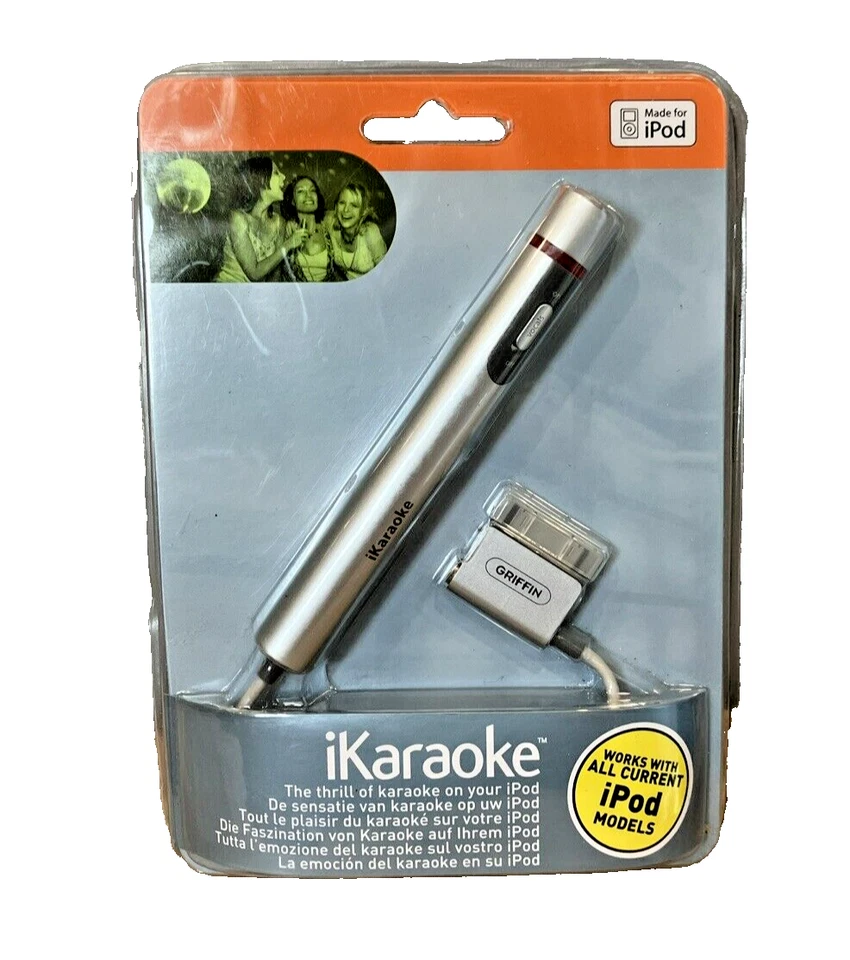 Micrófono Griffin iKaraoke para IPOD La emoción del karaoke en tu iPod NUEVO Foto 3 de 4