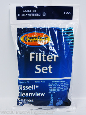 Envirocare Bissell Cleanview Serien Filterset F956