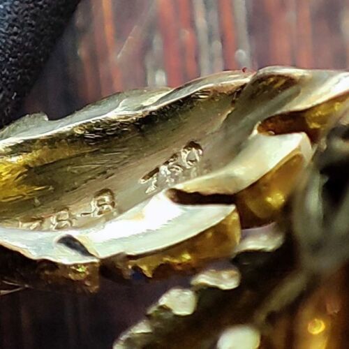 Imposanter Vintage Drachenring aus 750er Gelbgold mit Rubinaugen - Bild 9 von 9