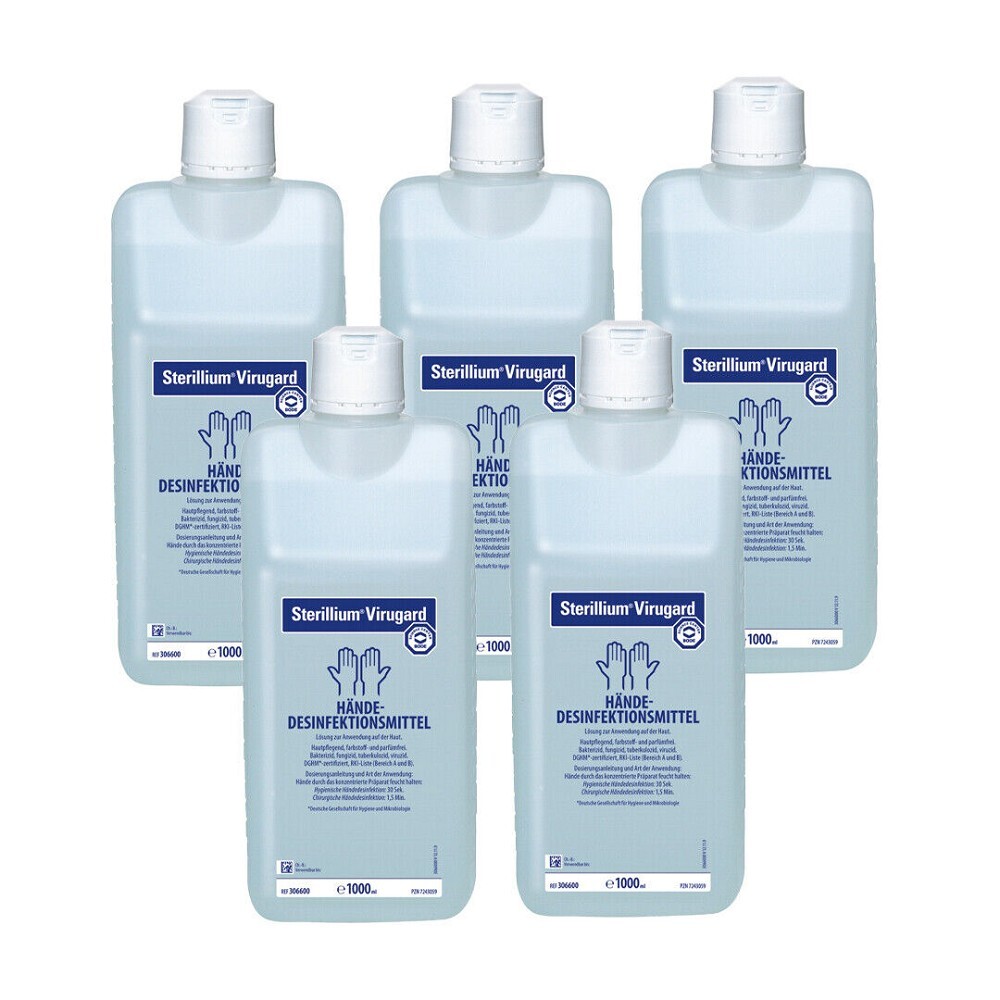 Sterillium Virugard 5 x 1 Liter Händedesinfektion Hartmann Bode Desinfektion