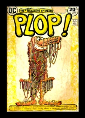 PLOP! VOL 1, #2, DEC 1973, 1ST PRINT, ART ARTERIES, HUMOR! WOLVERTON, DC COMIC