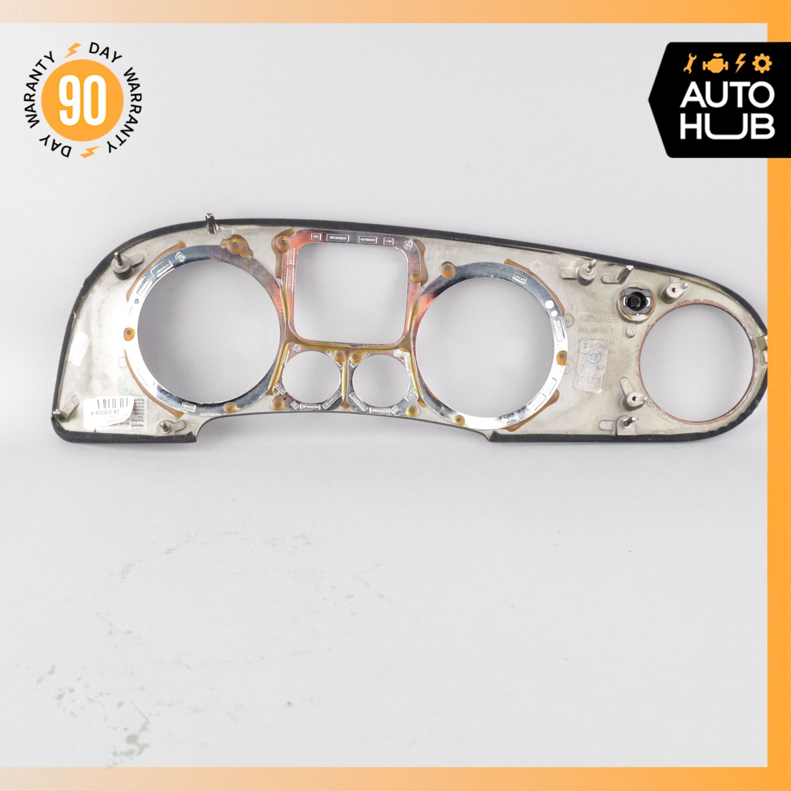 03-13 Bentley Continental Flying Spur Dash Panel Speedometer Bezel Trim OEM 78k