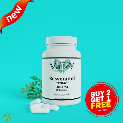 Resveratrol Extract 3000mg, Anti Aging, Joint Pain, Free shipping eBay