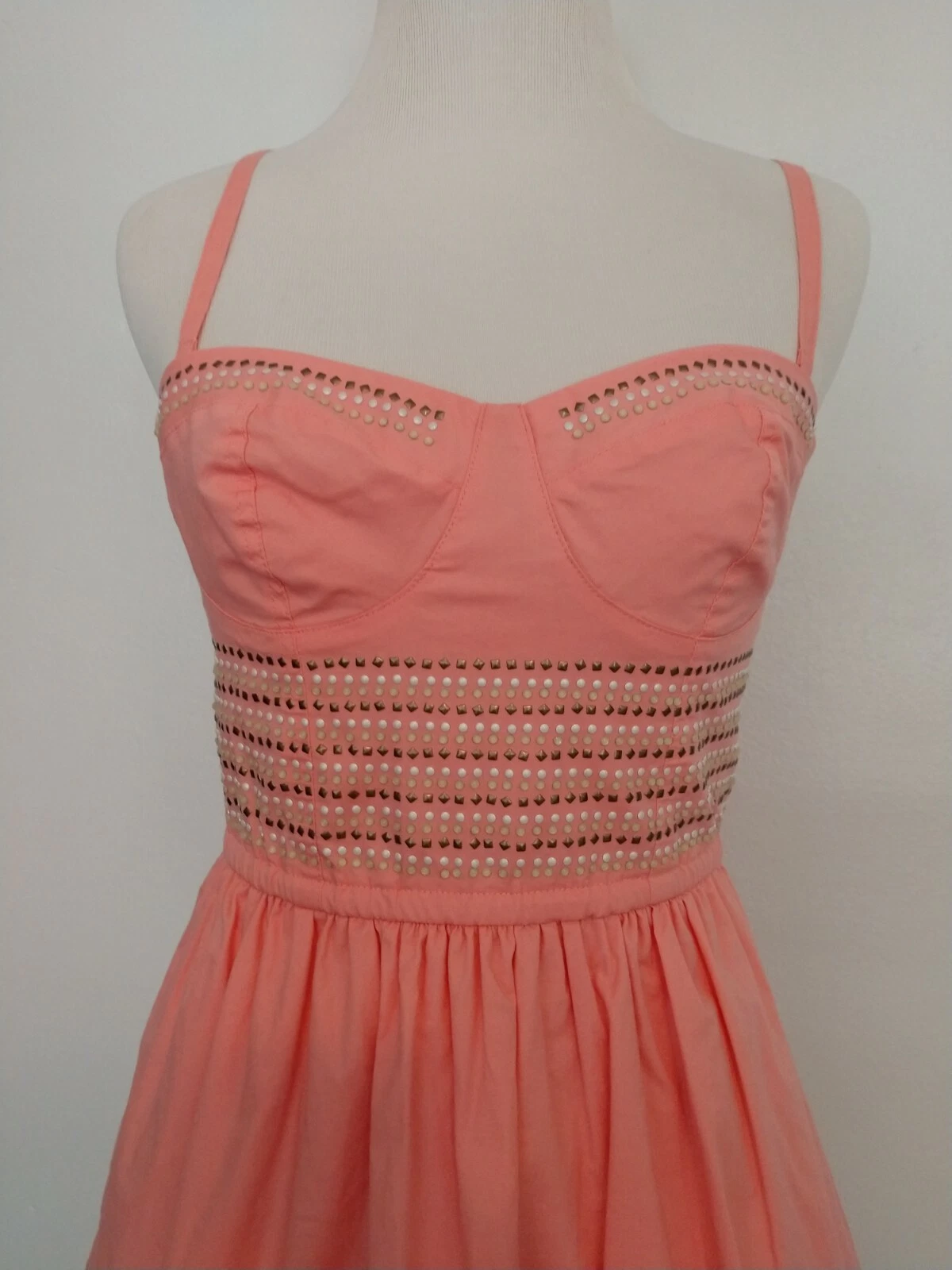 UNDERCOVER DONNA tg 4 VICTORIA'S SECRET PRENDISOLE impreziosito ROSA CORALLO FUMÈ BELLISSIMO