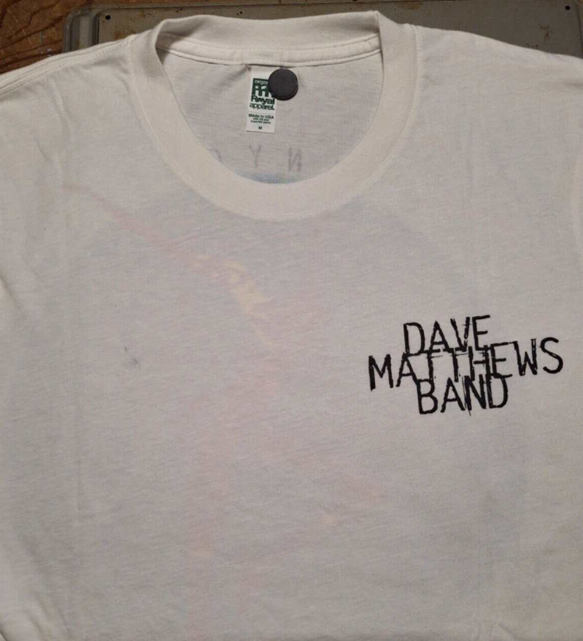 ALTRA T SHIRT VINTAGE DAVE MATHEWS BAND "Avrei potuto essere qualcuno diverso da me?" Med.