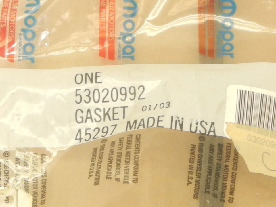 Cubierta de junta de válvula Mopar OEM Jeep Liberty 02-04 53020992 ENVÍO GRATUITO Foto 2 de 4