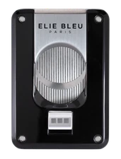 Elie Bleu Slide Button Cigar Cutter, Black Lacquer Finish, EBC4003, New In Box