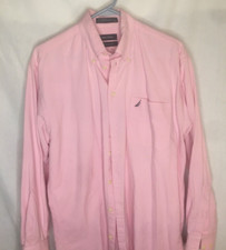 Nautica Mens Shirt Oxford 15.5" 32/33 Long Sleeve 785