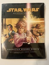 Star Wars Role Playing Game Character Record Sheets. Sealed. Never Been Used