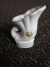 Occupied Japan Cornucopia Toothpick Holder flowered china FREE SHIP Collectible