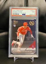 2018 Topps Now Moment Of The Year Shohei Ohtani Rookie Card - #MOY-2 PSA 9 MINT