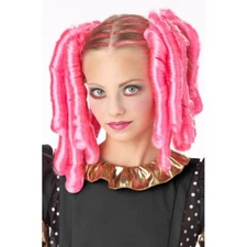 California Costumes Anime Curls Costume Wig (Pink)