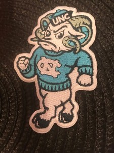 Craftique North Carolina Decal (UNC RAM DECAL (4''6''), 6