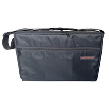 Vintage Cassette Tape Carry Case Storage Holds 48 Tapes Shoulder Strap DJ Party