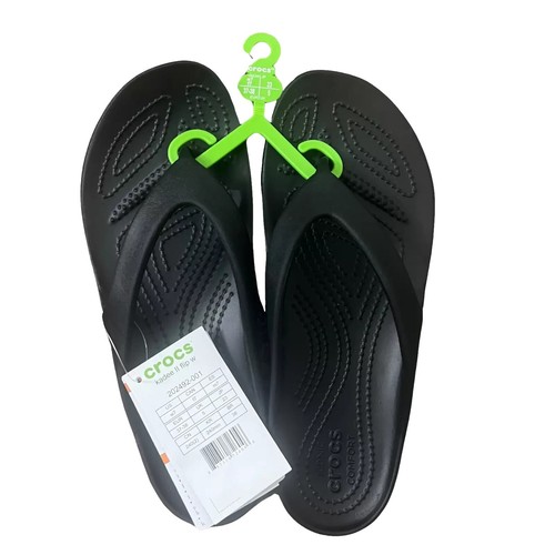 Crocs Getaway Glitter Platform Flip Flops Sandals Women's Size 6