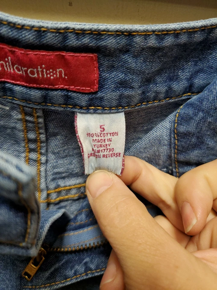 Bermudas largas de mezclilla Xhilaration talla 5 Wss18 Foto 4 de 4