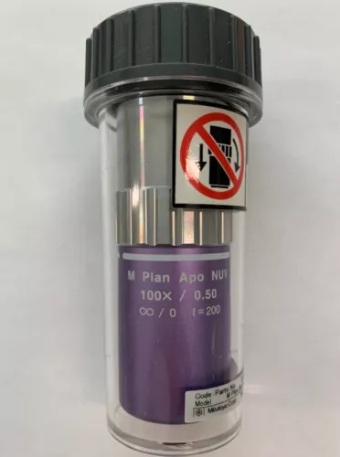 Mitutoyo M Plan Apo NUV 100X Microscope Objective 
