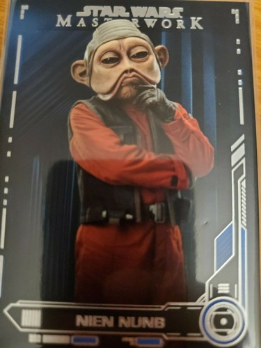 Topps Star Wars Masterwork 2019 BLUE Base individuales elige tu tarjeta como nueva como nueva - Imagen 42 de 57