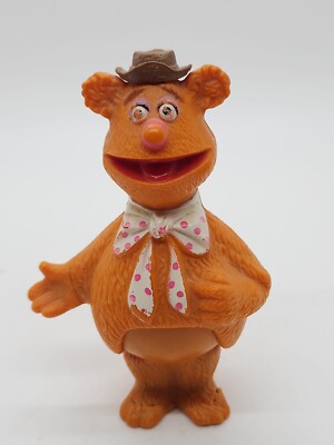 Vintage The Muppet Show Fozzie Bear 4” Figure 1978 Jim Henson Toys