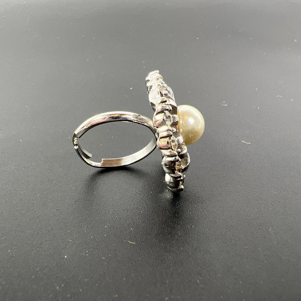 Vintage Sarah Coventry Womens Cocktail Ring Adjustable Costume Fashion Jewelry - Image 2 of 4