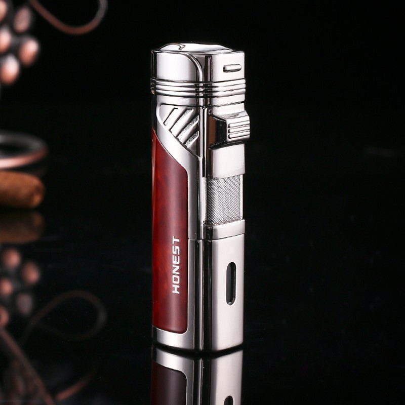 4 Jet With Punch Windproof Mutifuctional Refillable Lighter