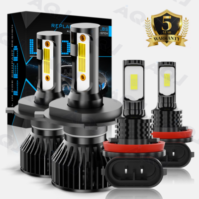 For Renault Sandero 2010-2017 Combo LED Headlight High/Low Beam +