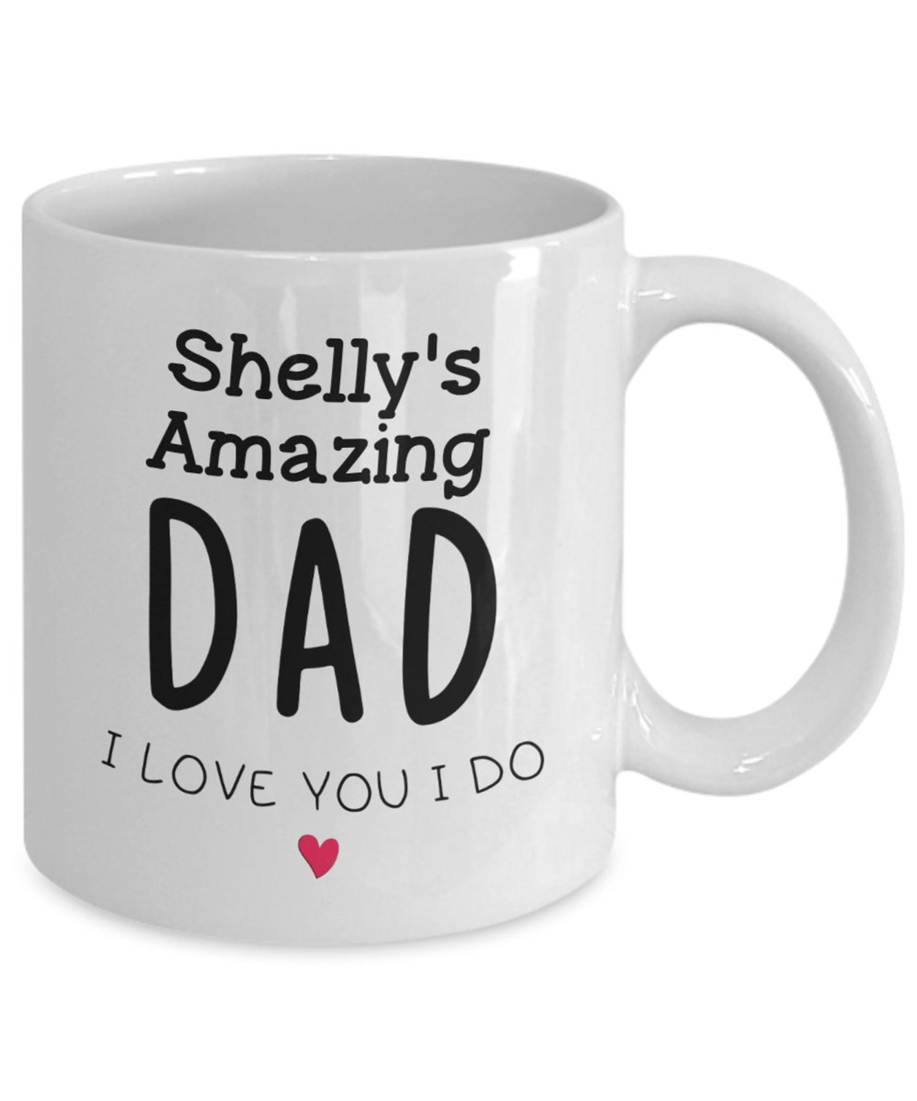 Custom Engraved Dad Mug - Perfect First Father's Day Gift Idea for New Dads