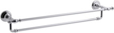 Kohler K-72570-CP Artifacts 24 In. Double Towel Bar, Polished Chrome