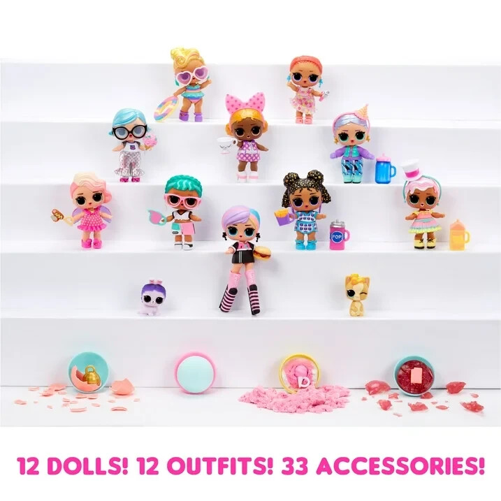 New 2024 LOL Surprise Mega Ball Magic - 12 Collectible Dolls, 60+ Surprises