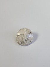 Ceramic Sand Dollar Lapel Pin 