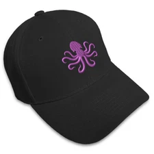 Baseball Cap Nautical Octopus Embroidery Acrylic Dad Hats for Men & Women 1 Size