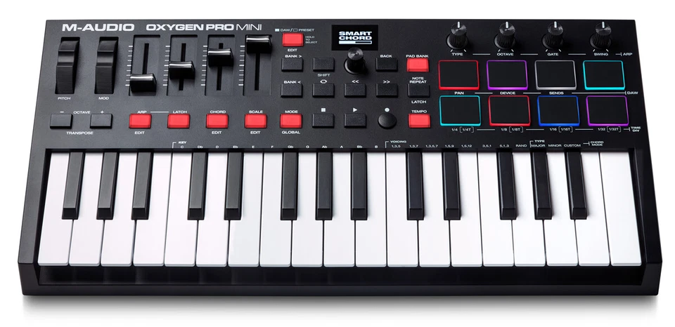 M-AUDIO Oxygen Pro Mini USB MIDI-Keyboard - Bild 3 von 4