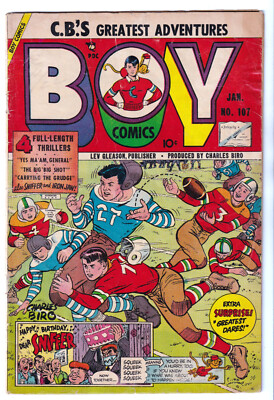 BOY COMICS 107 (1955) Charles Biro Cover; G/VG 3.0