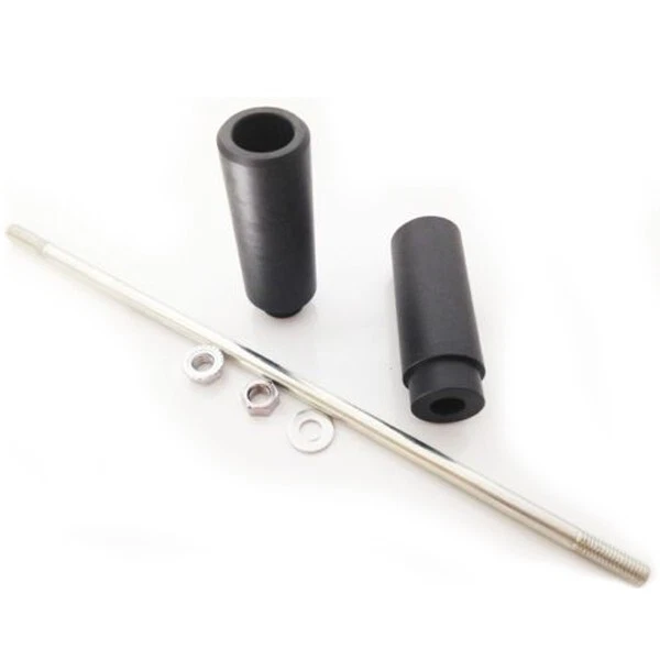 Protector de caída de choque deslizante de marco negro para Suzuki SV650/1000 Vstrom 650/1000 Foto 2 de 3