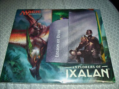 MTG Magic Explorers of Ixalan Board Game Pieces & 4 Deck Box Bundle New Sealed
