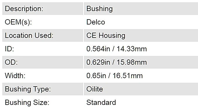 Kit de reconstrucción de reparación de arranque Chevrolet Fleetmaster 1946-1948 Early Delco 6 voltios  Foto 3 de 3