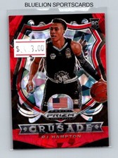 2020-21 Panini Prizm Draft Picks Prizms Red Ice #93 RJ Hampton CR