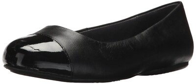 Womens softwalk NAPA flat black dress shoes 11 M