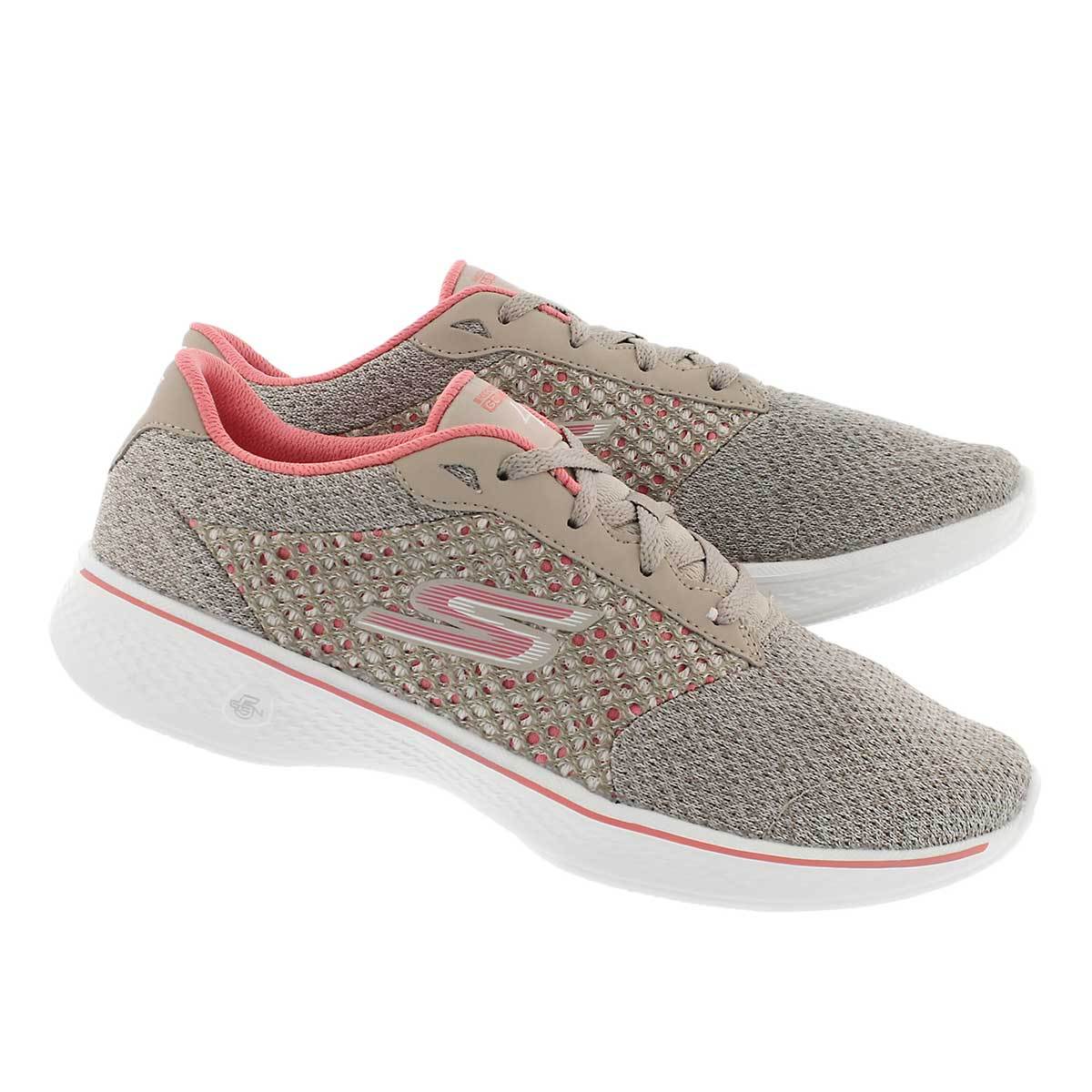 skechers womens gowalk 4 exceed trainers black