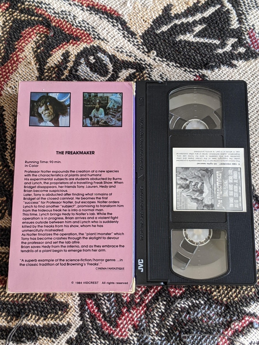 THE FREAKMAKER VHS VIDCREST 1974 AKA THE MUTATIONS HORROR RARE | eBay