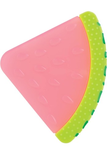 Nuby 100% Silicone Watermelon Fruit Teether Baby Teething Mittens, Pacifier Clip - Picture 9 of 9