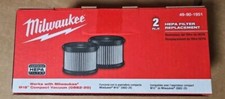 Milwaukee 49-90-1951 Replacement Filter for 0882-20 M18 COMPACT Vacuum 2 pk.