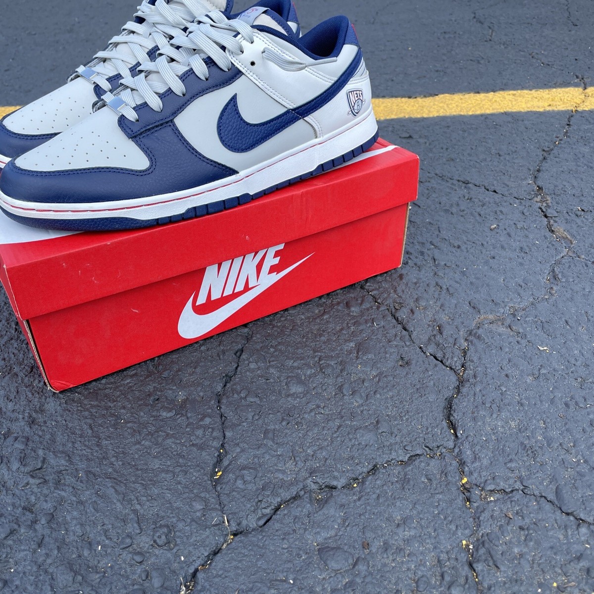 Size 14 - Nike Dunk Low EMB x NBA 75th Anniversary - Brooklyn Nets